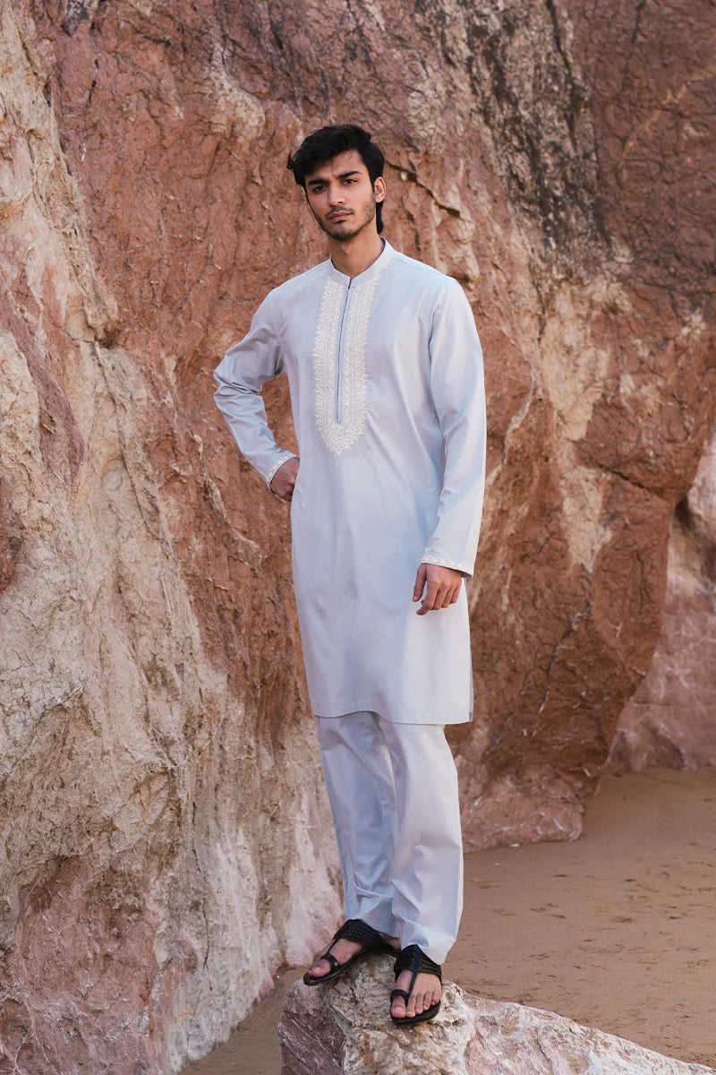 import placeholder for soft blue embroidered kurta pajama republic menswear